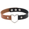Double Color Metal Heart Collar Double Color Metal Heart Collar