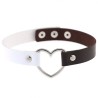 Double Color Metal Heart Collar Double Color Metal Heart Collar
