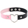 Double Color Metal Heart Collar Double Color Metal Heart Collar