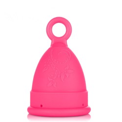 Pull Ring Menstrual Cup
