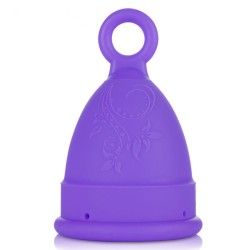 Pull Ring Menstrual Cup