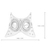 Steampunk Irregular Masquerade Mask