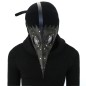 Black Plague Doctor Mask Gothic Long Nose Bird Beak