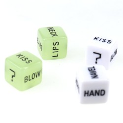 Glow in Dark Love Dice