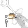 Clear Resin Anal Lock
