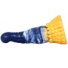 Darkblue Liquid silica gel Dildo- 10