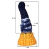 Darkblue Liquid silica gel Dildo- 10