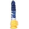 Darkblue Liquid silica gel Dildo- 09