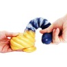 Darkblue Liquid silica gel Dildo- 09
