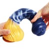 Darkblue Liquid silica gel Dildo- 08