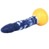 Darkblue Liquid silica gel Dildo- 07