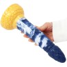 Darkblue Liquid silica gel Dildo- 07