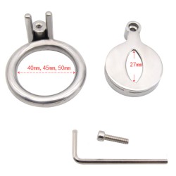 Flat Chastity Cage