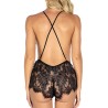 Charming Ladies Transparent Strappy Lace Teddy