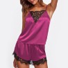 Soft Ladies Ice Silk Underwear And Shorts Set