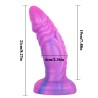 Colorful Flash 21 CM/8.2" Silicone Dildo