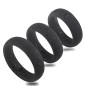 Thick 3 C-Ring Set - Stretchy Silicone