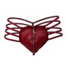 Special Designed Faux Leather Low-rice Zipper Panty