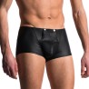 Men's Faux Leather Easy To Open Boxer Brief