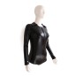 Black Ultra-Shine PVC Mini Dress