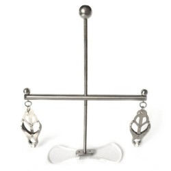 Tower of Pain Nipple Clamps with Plexiglass Bottom