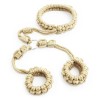 Rope Adjustable Collar &amp; Wrist Cuffs