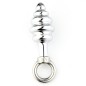 Thread Stainless steel Butt Plug - Pull Ring