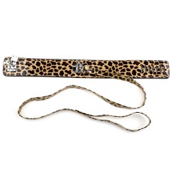 Leopard Lockable Neck Collar