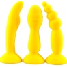 Suction Silicone Butt Plug - 3 Pcs Set