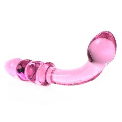 Double Head Gourd Glass Anal Toy