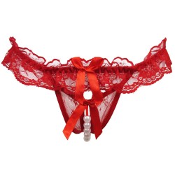 Women Lace Cortchless T-string Underwear