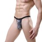 Fancy Leopard Mesh Assless G-string Men Underwear
