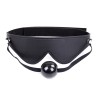 Blindfold With Ball Gag - Velcro Strap