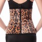 Hot Leopard Buckled Steel Bones Slimming Trainer Bustiers