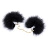 Feather Cuffs With Golden Chain Feather Cuffs With Golden Chain